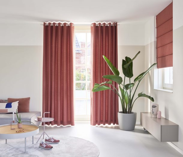 Overgordijnen in effen kleur op maat | Home Interior