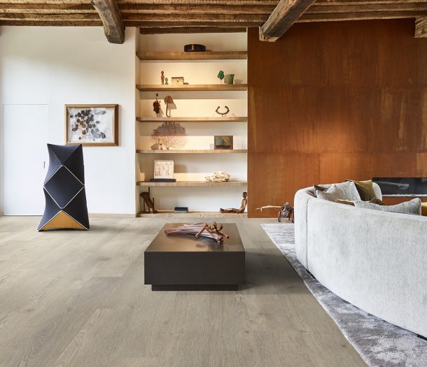 Extre brede pvc planken in lichte houtlook