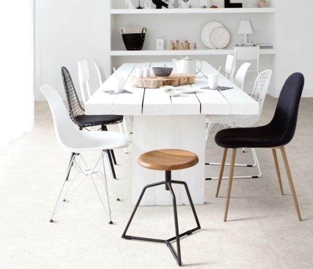 Moduleo pvc steenlook tegels in keuken