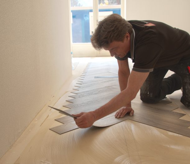Pvc vloer leggen