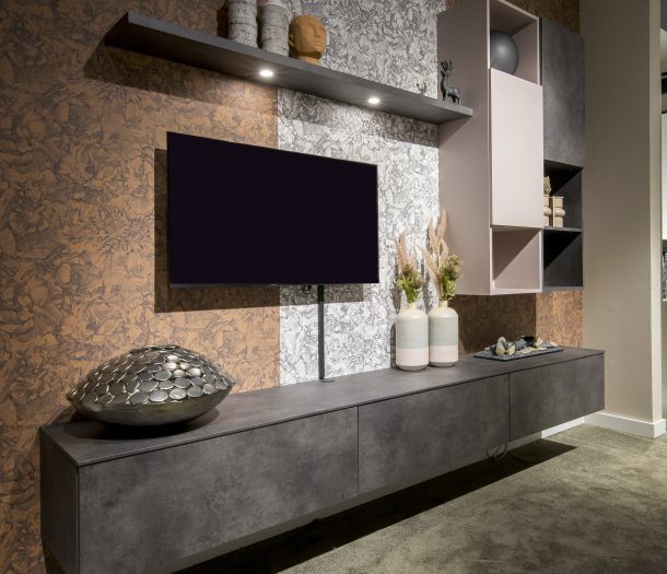 TVmeubel – Allure – zwevend – showroom – grijs – wit – liggend (2)