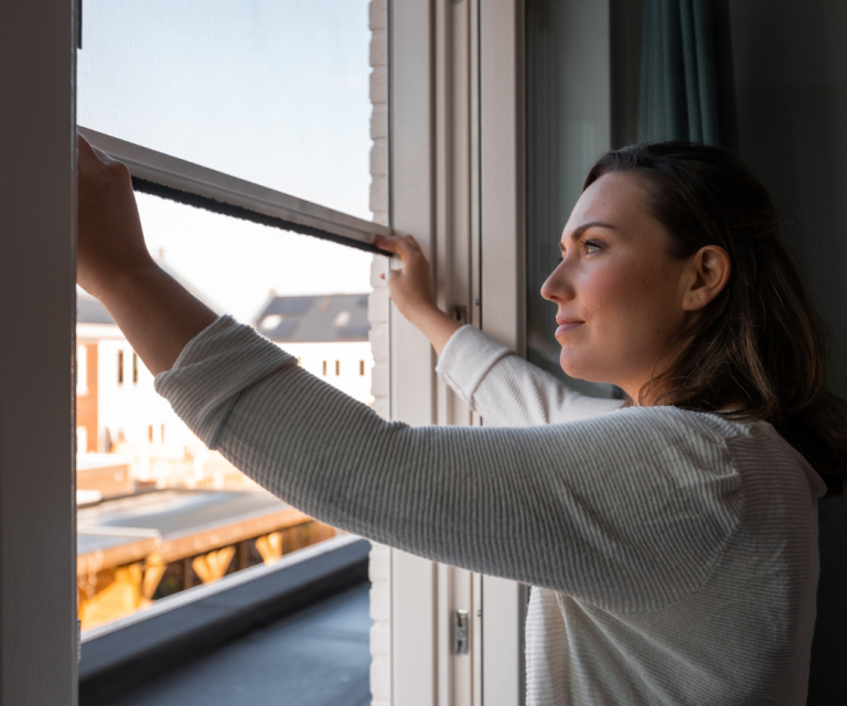 Rolhor in de slaapkamer