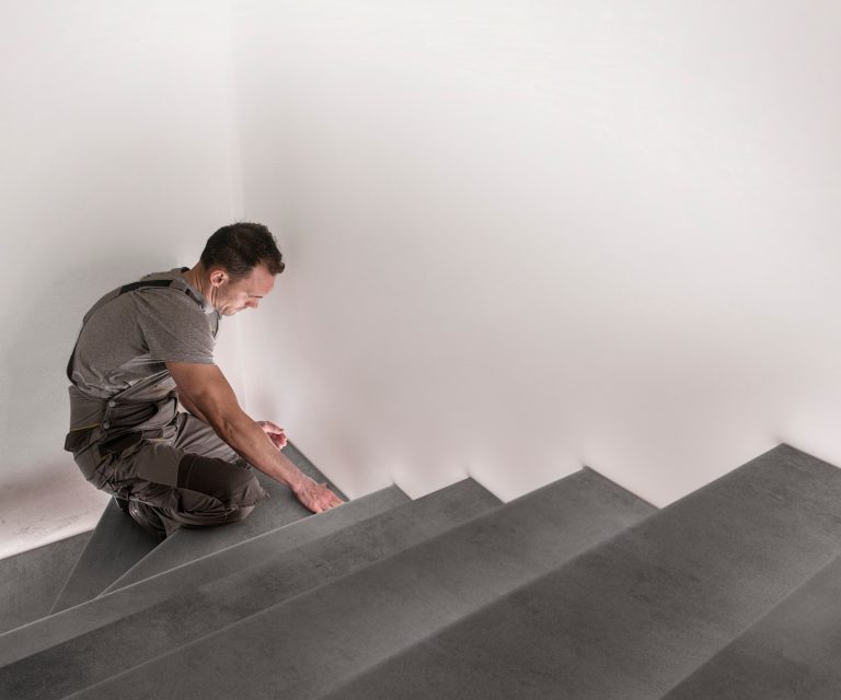 Traprenovatie Betonlook bij Home Interior