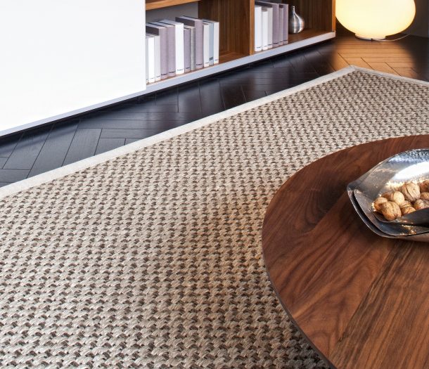 Sisal Trevi met katoen afwerking