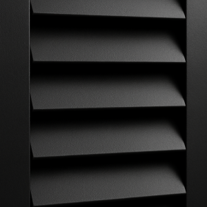 Zwarte shutters